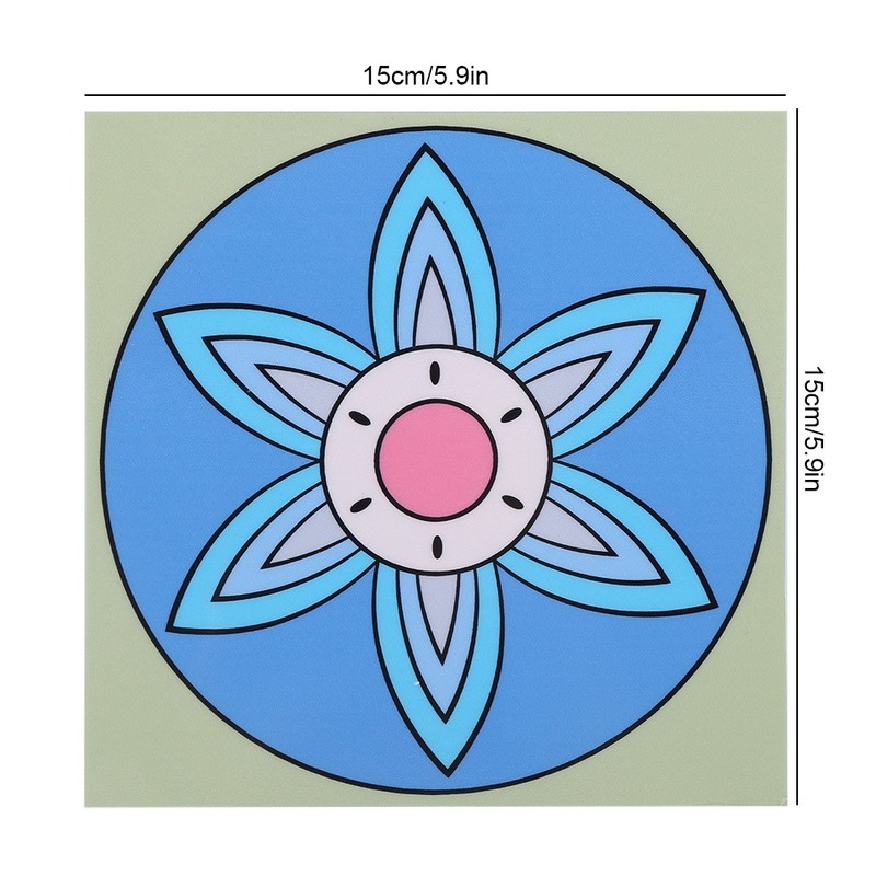 10Pcs 15x15cm Beautiful Kitchen Floor Sticker Non-Slip Removable Waterproof Wall