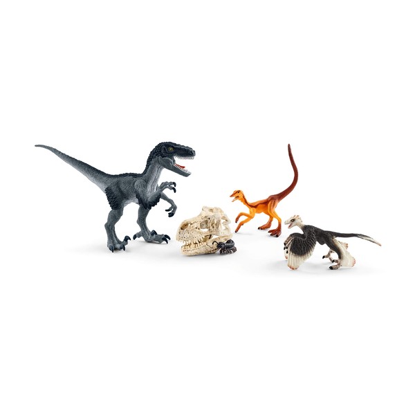 Schleich Dinosaur Velociraptor Hunting Set Figure 72128