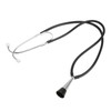 Fetal Stethoscope Monitoring Aluminum Alloy Soft Fetal Heart Stethoscope Black