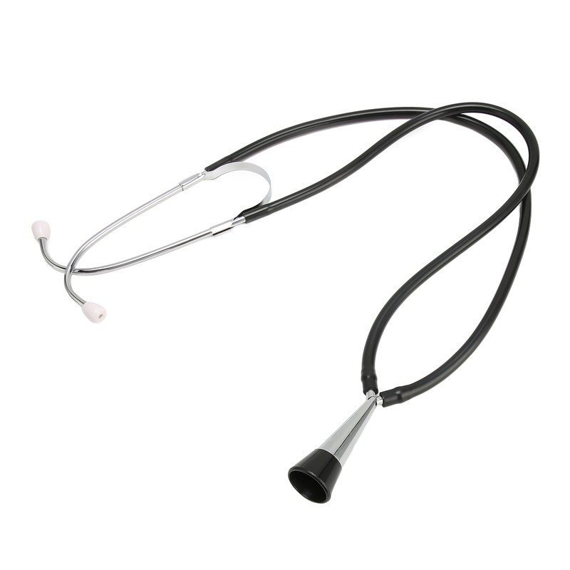 Fetal Stethoscope Monitoring Aluminum Alloy Soft Fetal Heart Stethoscope Black