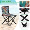 UMIRIKO Portable Camping Chairs Flowers Floral Lightweight Folding Chair for