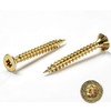 Innonexxt® Premium chipboard screws, milling ribs, cut tip - yellow,