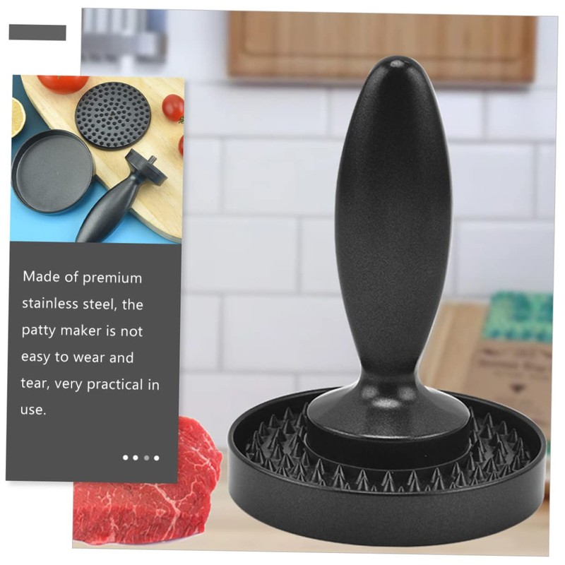 Levemolo Stainless Steel Meat Press Patty Maker Durable Kitchen Tool