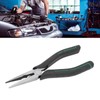Needle Nose Pliers 8in CRV Long Mini with Non Slip