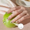 120 pcs Short Almond Nail Tips, 12 Sizes French Edge