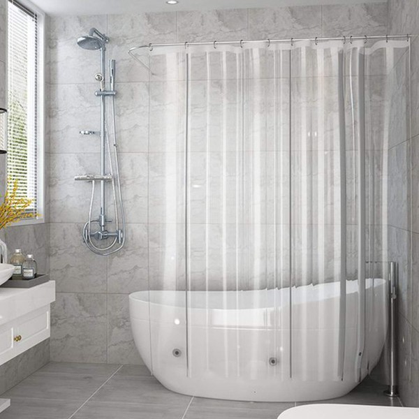 AooHome Extra Long Clear Shower Curtain Liner, Eva Heavy Duty