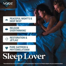 NOOT - Suplemento para los amantes del sueño – Ayuda natural para dormir para adultos y estudiantes | Suplemento para dormir sin hábito con Ashwagandh