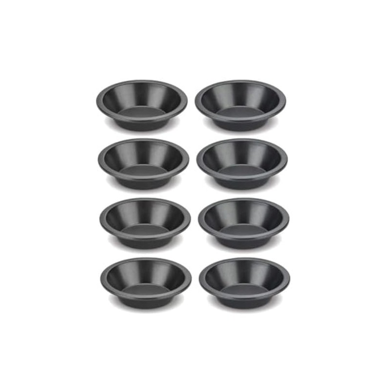 Set Of 8 Mini Pie Pans (5 Inch) Premium Non