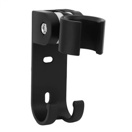 Shower Head Holder, Removable Handheld Shower Head Holder Adjustable Aluminum Wall Mounted Head Holder Bracket with Installation Screws Suitable for Bathroom