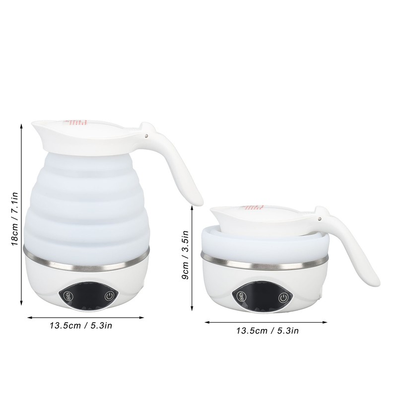 Foldable Electric Kettle Auto Shut Off Portable Collapsible Electric Water