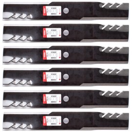 Oregon 6PK 396-730 G6 Gator Blades for 60" John Deere M144196, M163983, M168223