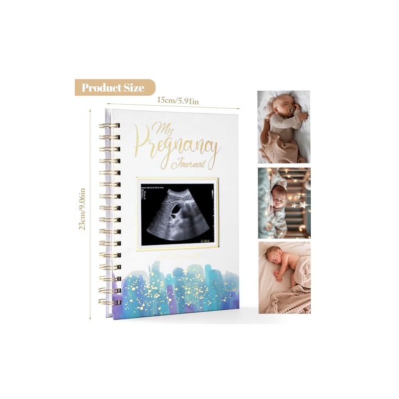 Pregnancy Journal for First Time Moms 2025,Hardcover Pregnancy Book,Pregnancy Scrapbook