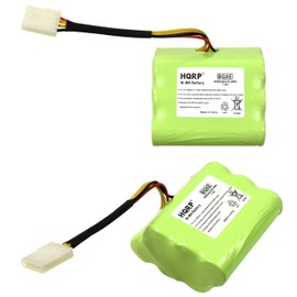HQRP 4500mAh Extra High Capacity Battery 2Pack Compatible with Neato XV-11 XV-15 XV-25 XV-21 XV-14 XV-12 XV Signature Pro All-Floor Robotic Vacuum Super Extended Life