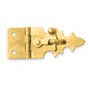 Brass Jewelry Box Staple Hasp Catch