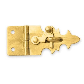 Brass Jewelry Box Staple Hasp Catch