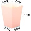 We Moment Zone 24pcs Pink Popcorn Boxes Mini Paper Popcorn