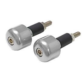 Moto Base MBBED-04 Handle Parts Universal Aluminum Bar End (Silver/Inner Diameter: 0.5 - 0.7 inches (14 - 19 mm)