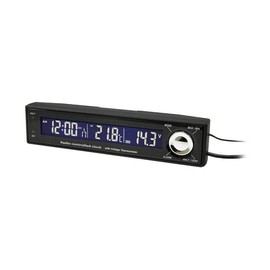 Kashimura Clock Thermo Voltmeter 2 Model Number: AK-214