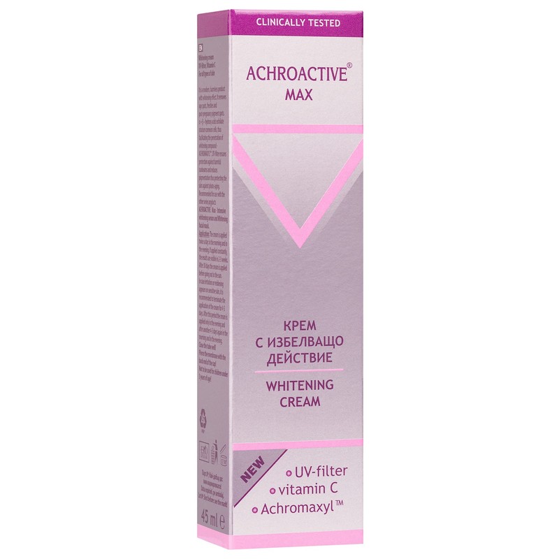 Achroactive Max Brightening Cream for All Skin Types Anti-Stain Body