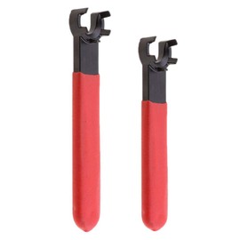 Yakamoz 2Pcs ER16 ER20 M Type Collet Chuck Wrench Spanner with Anti-slip Handle for ER16M ER20M Clamping Nut Milling Machine Lathe Chuck Holder Tools