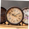 MAGICLULU Vintage Alarm Clock Silent Retro Tabletop Clock for Home