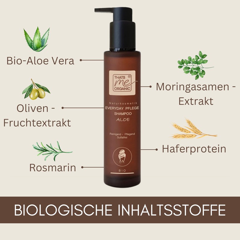That's Me Organic Organic Care Shampoo "Everyday" Aloe (200 ml)