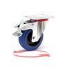 Wiltec Swivel Castor 100 mm with Plastic Wheel, Brake and