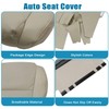 Priprilod LA00 LA03 Tan Leather Driver Side Bottom Replacement Seat