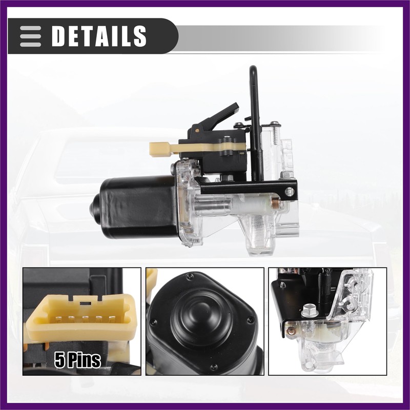 FUELHOOD Trunk Pull Down Motor, Rear Trunk Release Tailgate Lock