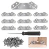 Triangle Support Made of Stainless Steel, Pack of 10 Angle