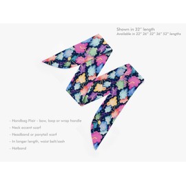 Liberty London Scarf - Choose Length - Cloud 9 Skinny Scarf, Tie Headband, Handbag/Purse flair - Silky Tana Lawn Cotton