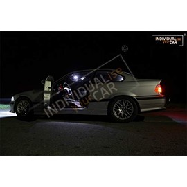 INDIVIDUALise your CAR Interior Lighting Set for 3 Series E36 Coupe (Cool White) Cool White