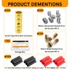 14-12 Gauge Wire Butt Connectors 20 PCS Brass Mechanical Butt