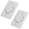 Universal White Inlet Valves for Central Vacuums - Compatible with