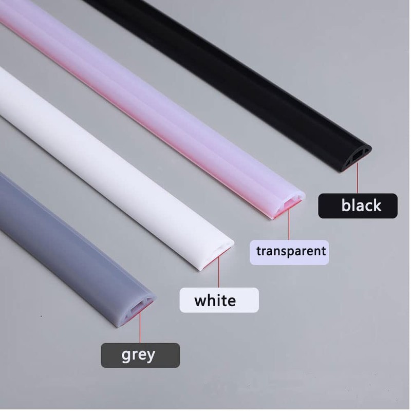 Bathroom Foldable Block water Stopper sealing strip shower threshold dam