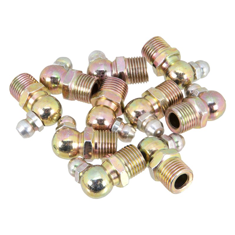 Performance Tool W54243 1/8-Inch NPT 90 Grease Fitting, (Pack of