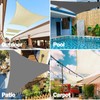 HEYOMART Sun Shade Sail Waterproof 3x3x3m Triangle, 98% UV Block
