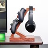 AIXXCUVQ Solid Wood Third Floor Headphone Hanger Smartphone Organizer Game