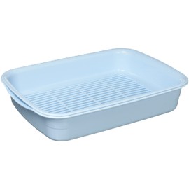 リス Water Draining Basket Blue W 10.5" x D 13.8" x H 2.8" H&H Cooking Bat Japan Made