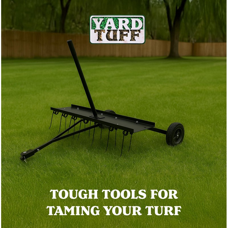 Yard Tuff Tine Dethatcher Attachment, 40 Inch Pull Behind Thatcher