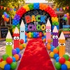 6 Pcs Giant Back to School Decorations Kindergarten Preschool Yard