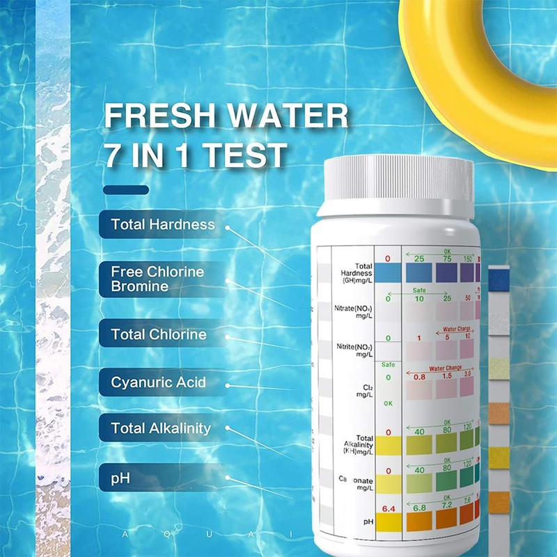 7 Way Water Hot Tub, Swimming Pool & Spa Test