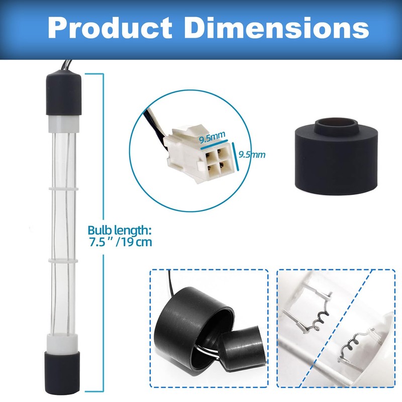 Clear Ray XL Replacement Bulb - ELEFOCUS 6472-841 Pool and