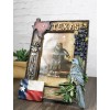 Ebros Gift Rustic Western Patriotic Texas Mockingbird Windmill Bluebonnets Picture