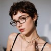 kunchu Blue Light Glasses for Woman, Small Square Fashion Computer