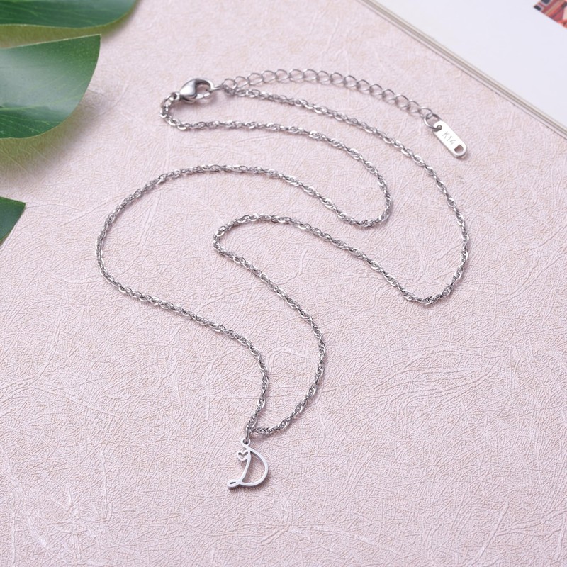 Initial D Necklace for Niece - Custom Name Jewelry Gift