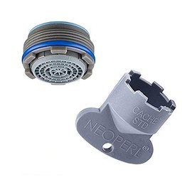NEOPERL AERATOR FOR TAP RETRACTABLE WITH KEY 24 x 1 JET REGULATOR FILTER CACHE CASCADE SLC