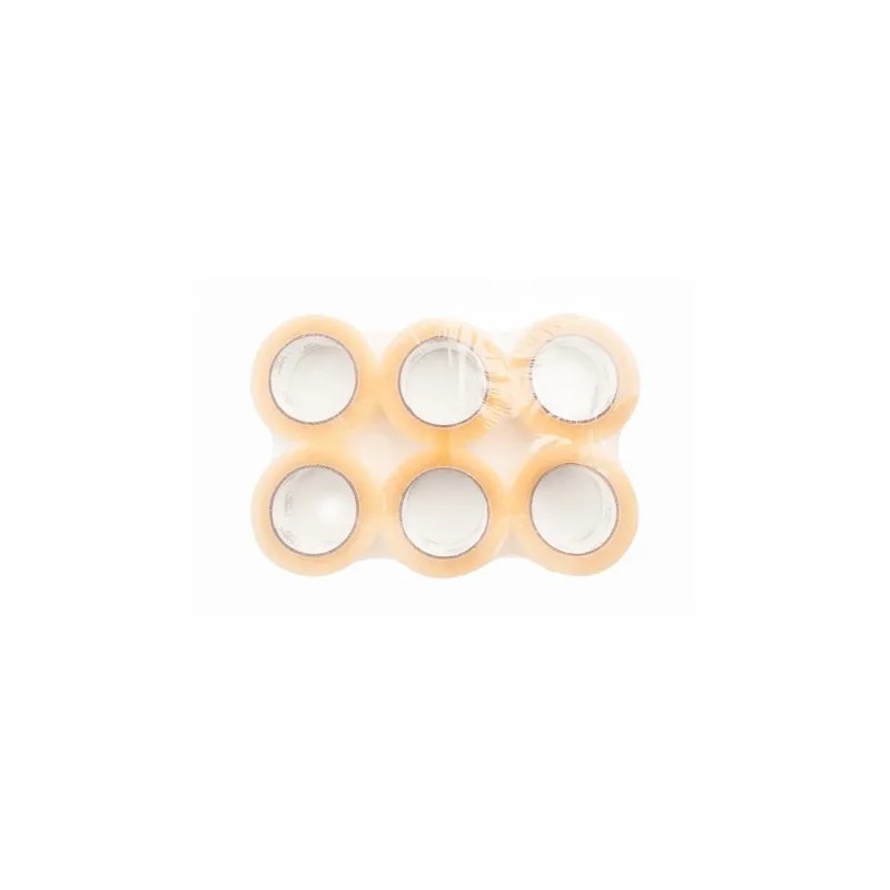 Logan Pack Cinta Adhesiva Transparente, 48mm X 150m, Pack 36