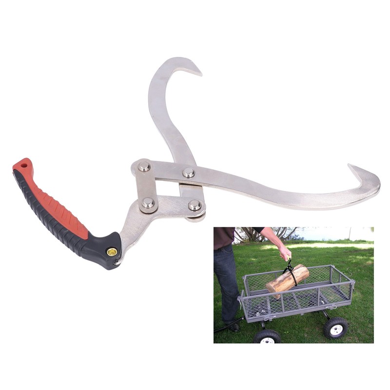 Log Tongs Log Lifting Grapple Hook Wooden Claw Suitable for