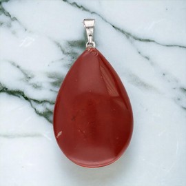 Red Jasper Teardrop Pendant